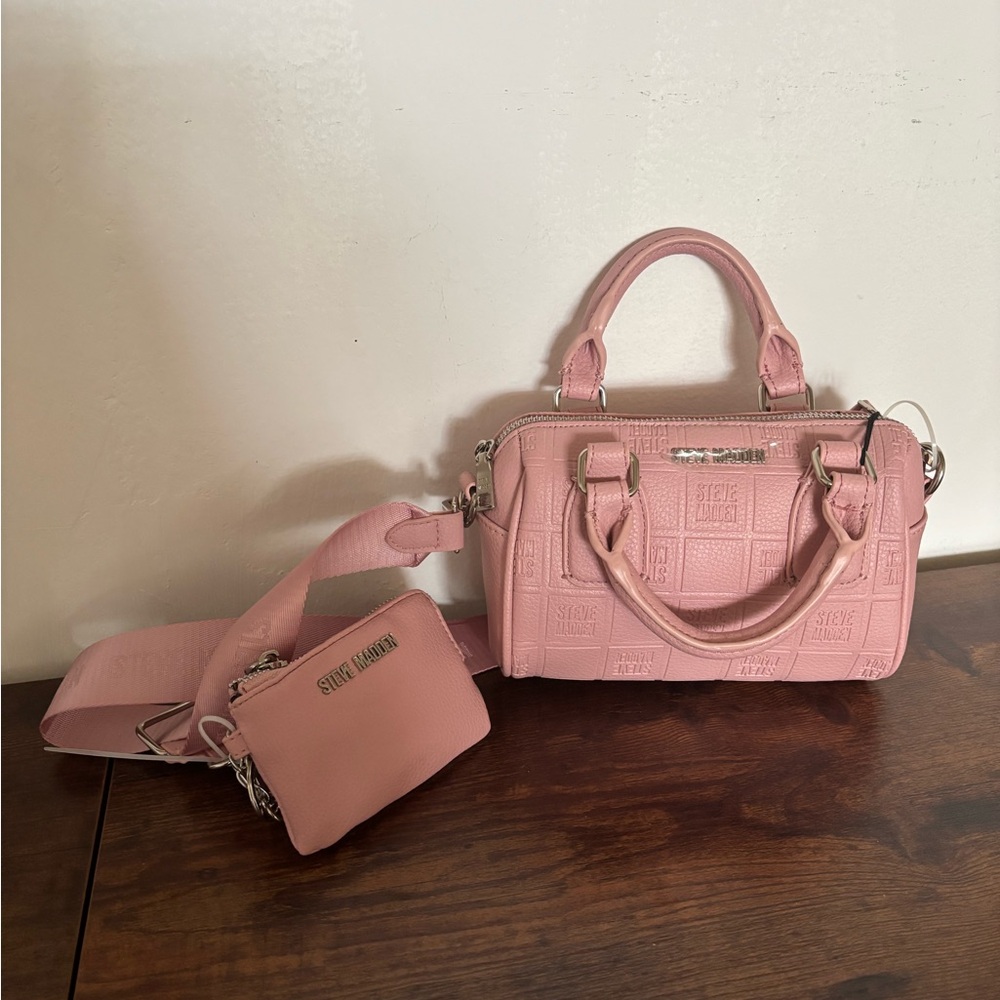 Steve Madden Blush Pink Mini Bag With Change Purse attached - Brand New!!!